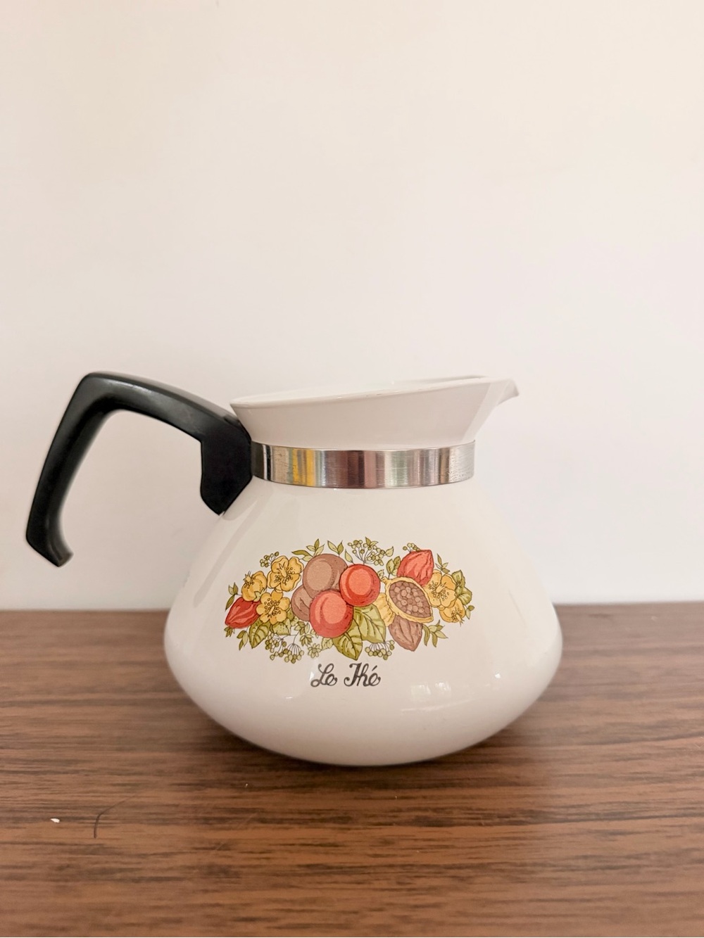 Vintage Corning Ware Spice of Life Teapot 6 Cup Capacity NO LID Collectible